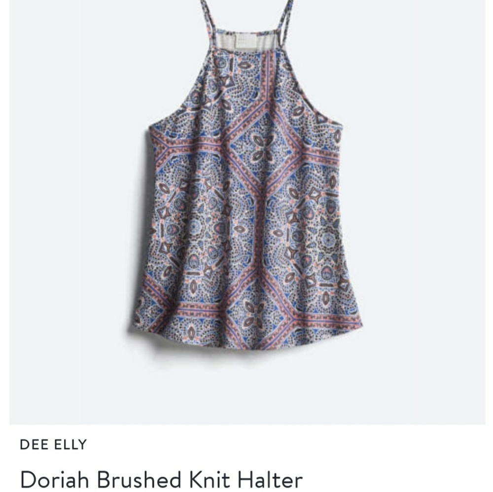 Dee Elly Paisley Halter/Tank